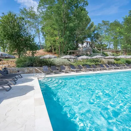 Daire Correggiolo Romantic Apartment, Pool, Montaione, Toscana